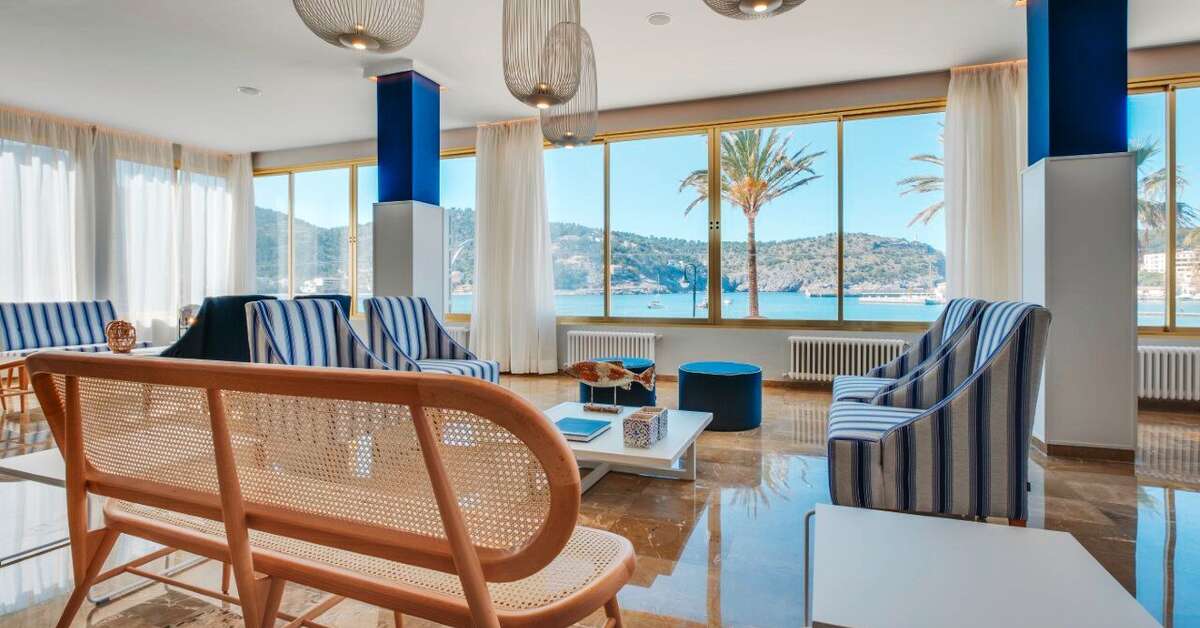 Een foto van het interieur van Hotel Eden Soller