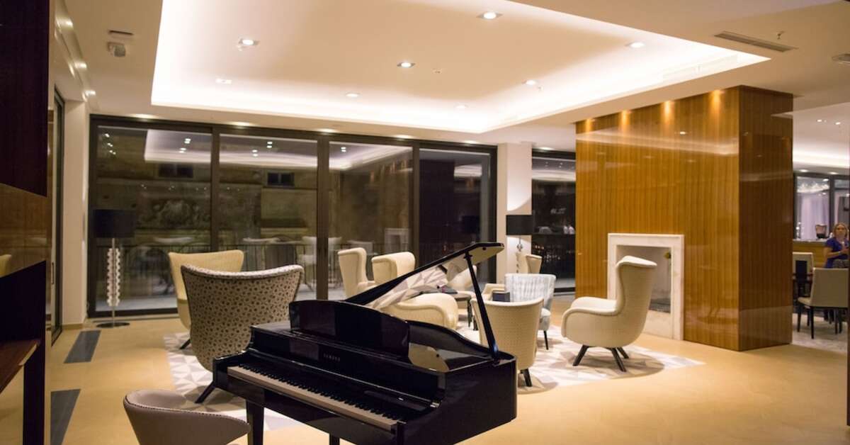 Een foto van het interieur van Amadria Park Royal