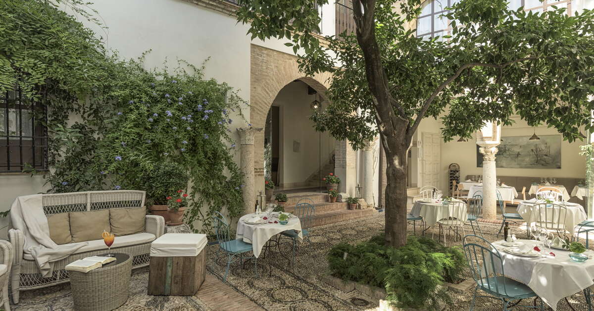 Een foto van het terras bij Balcon de Cordoba