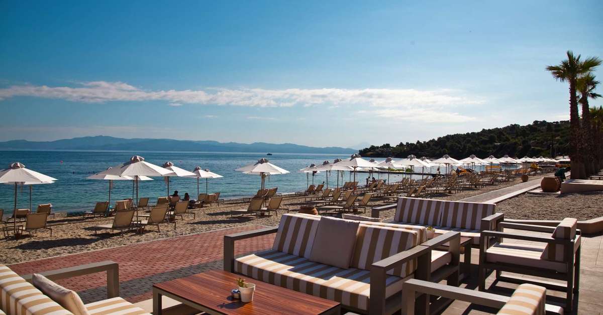 Een foto van het terras bij Miraggio Thermal Spa Resort