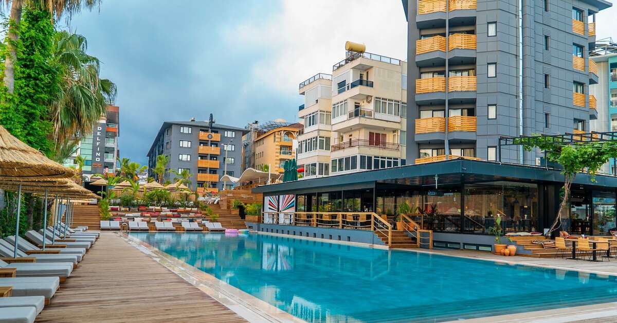 Een foto van een overzicht van Ananea Kleopatra Beach (ex. Cook's Club Alanya)