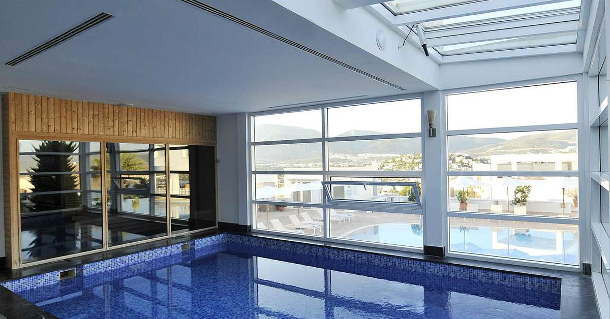 Een foto van het zwembad bij Doria Hotel Bodrum
