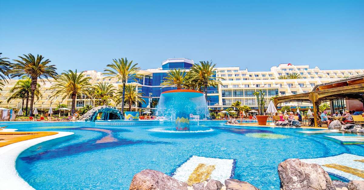Ein Foto vom Pool im SBH Hotel Costa Calma Palace