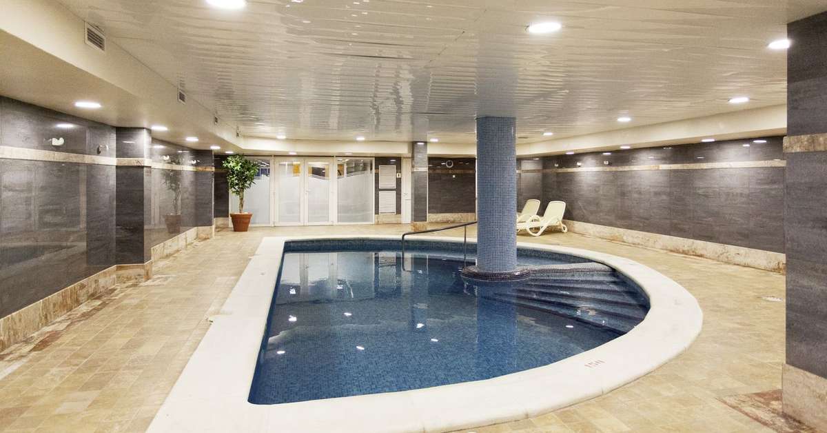 Ein Foto vom Pool im Hotel Obelisco