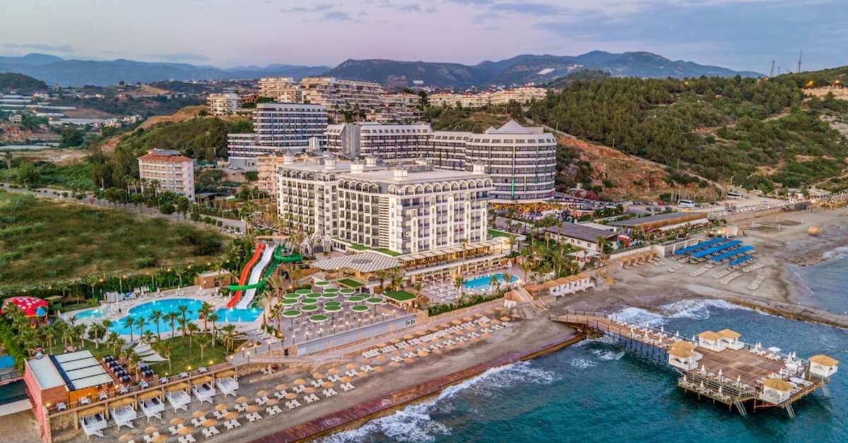 Een foto van de buitenkant van Aria Resort & Spa