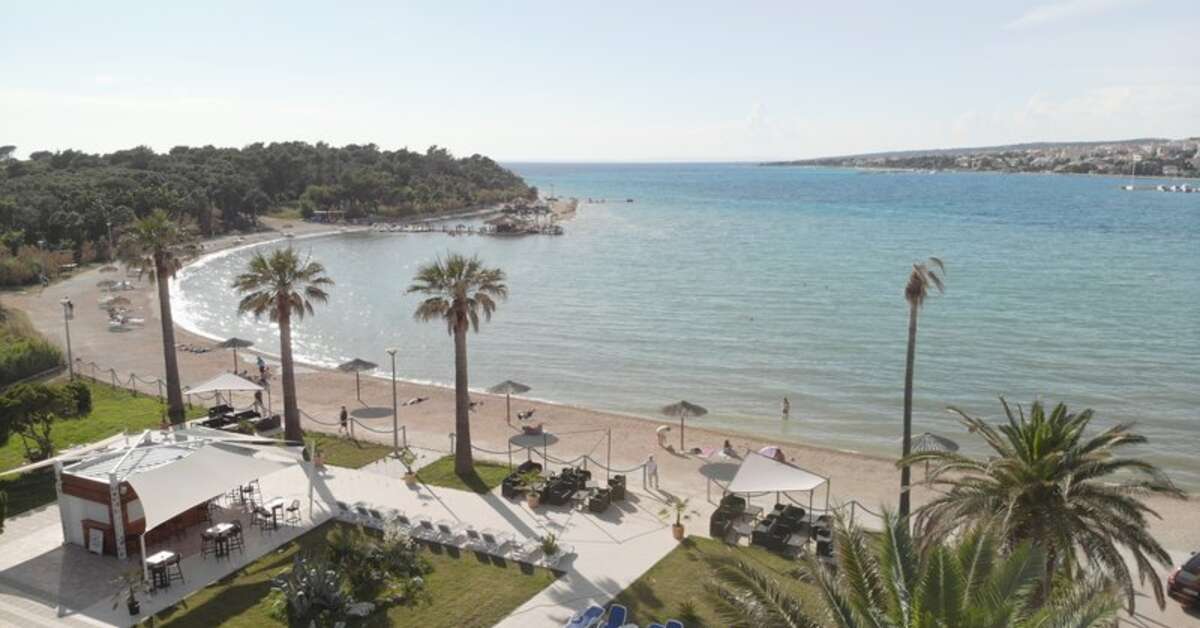 Een foto van het strand bij Hotel Liberty