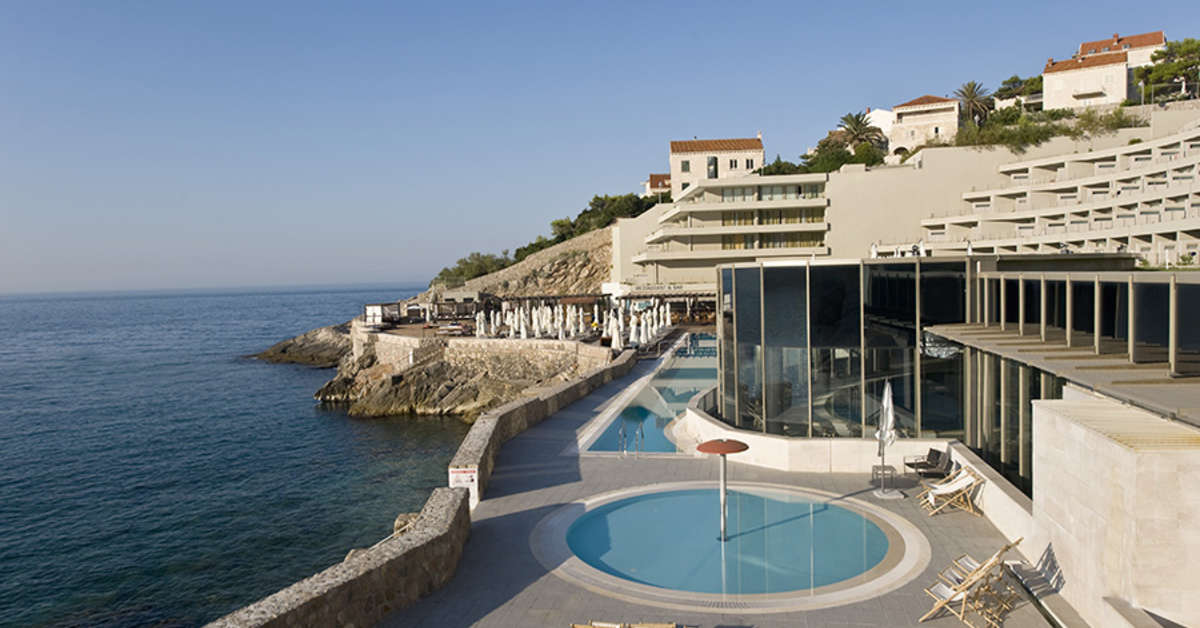 Een foto van het zwembad bij Rixos Premium Dubrovnik Hotel
