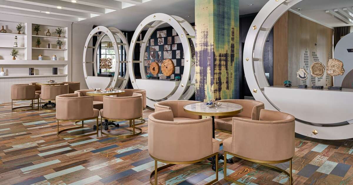 Een foto van het interieur van Mary Hotel Alanya