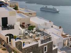 Een foto van een overzicht van Santorini Reflexions Volcano