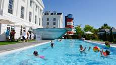 Een foto van een overzicht van Hotel Bell Rock