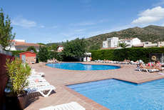 Een foto van een overzicht van Camping Sant Miquel