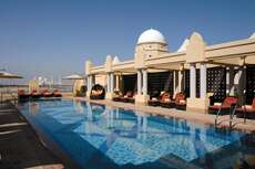 Ein Foto von einer Übersicht des Shangri-La Hotel Qaryat Al Beri