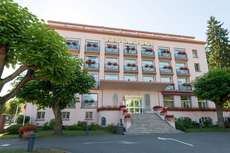 Een foto van de buitenkant van Grand Hotel Filippo