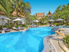 Een foto van een overzicht van Thai House Beach Resort