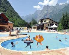 Een foto van een overzicht van Camping Belledonne