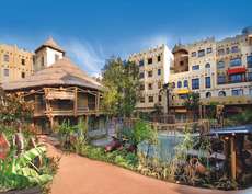 Een foto van een overzicht van Phantasialand Hotel Matamba