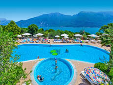 Ein Foto von einer Übersicht des Camping Garda