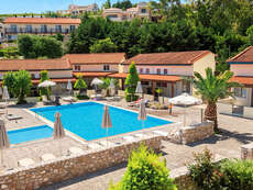 Een foto van het zwembad bij Aegean View Aqua Resort