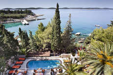 Een foto van een overzicht van Podstine Boutique Beach Resort