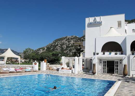 Een foto van het zwembad bij Boutique Hotel Casa & Blanca