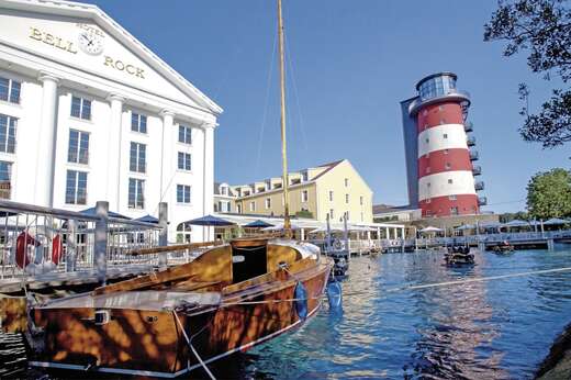Een foto van de buitenkant van Hotel Bell Rock
