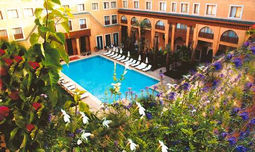 Ein Foto vom Pool im Les Jardins de la Koutoubia