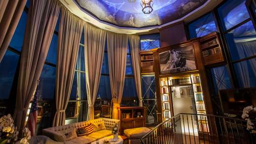Een foto van het interieur van Hotel Bell Rock