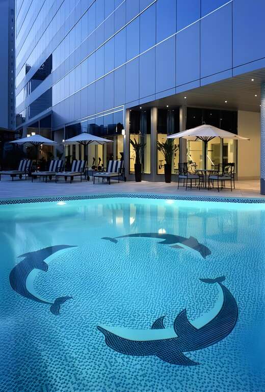 Een foto van een overzicht van Corniche Hotel Abu Dhabi