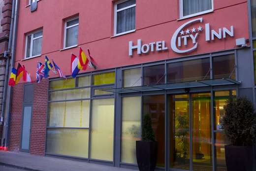 Een foto van de buitenkant van Hotel City Inn