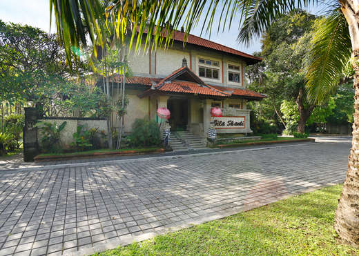 Een foto van de buitenkant van Vila Shanti Beach Hotel