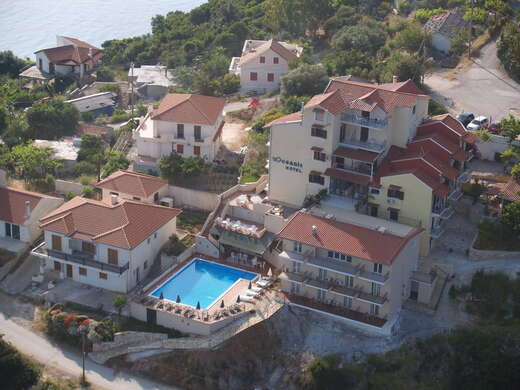 Een foto van een overzicht van Hotel Oceanis