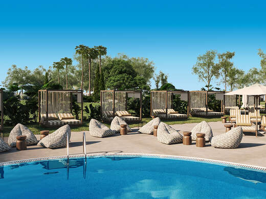 Een foto van het zwembad bij Kerkyra Blue Hotel & Spa