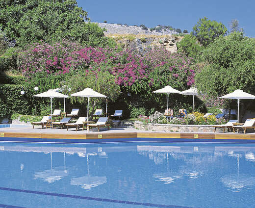 Een foto van het zwembad bij Hotel Lindos Mare