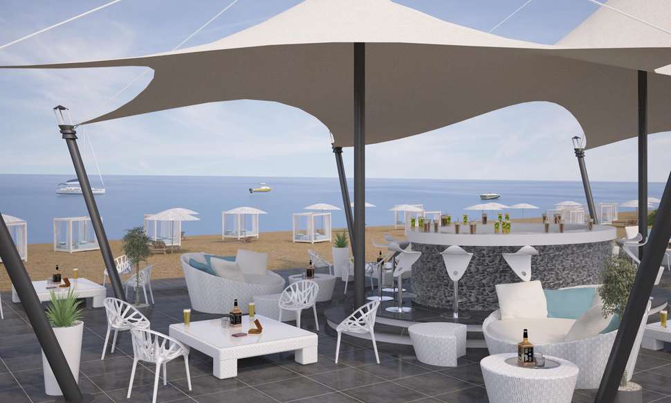 Ein Foto von den Einrichtungen im The King Evelthon Beach Hotel & Resort