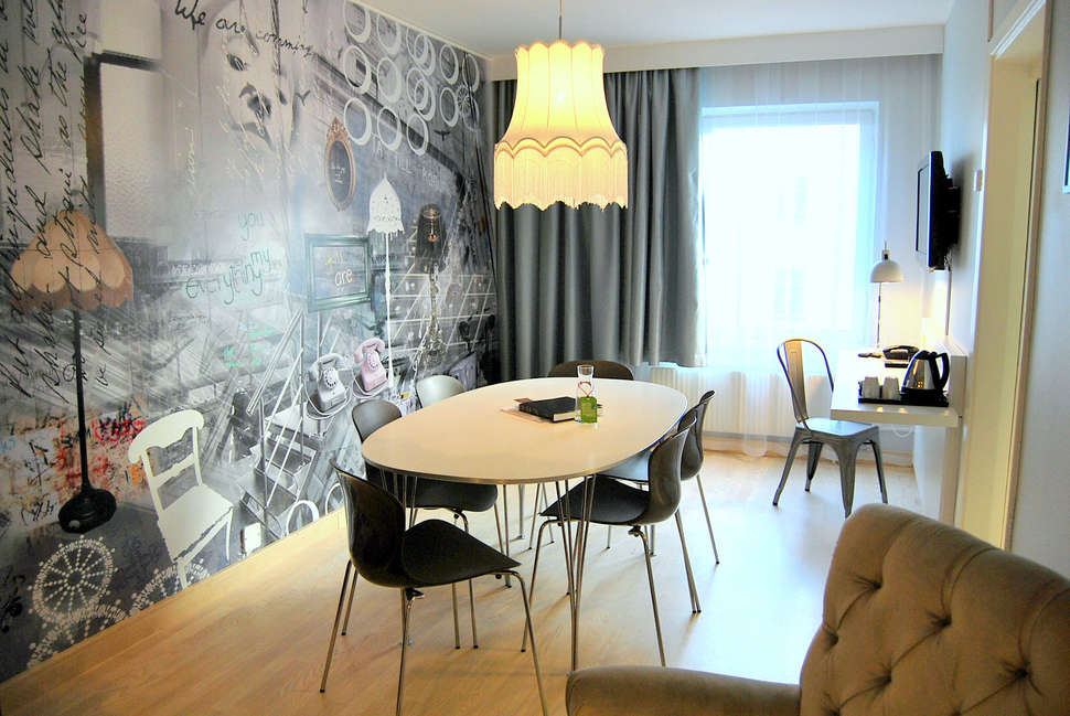 Een foto van het interieur van Scandic Malmen