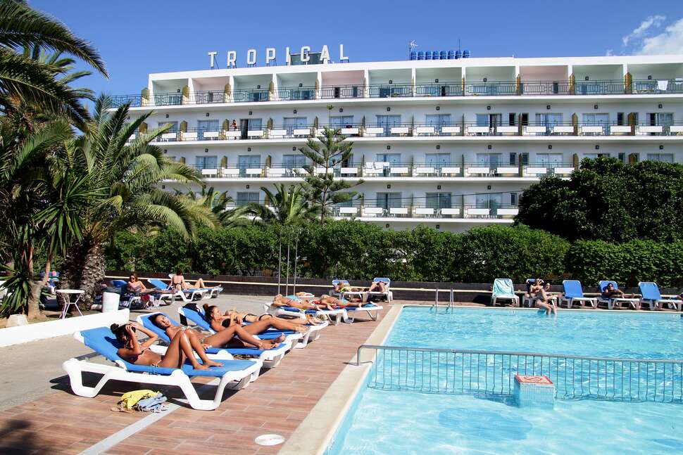 Een foto van een overzicht van Hotel Tropical Ibiza