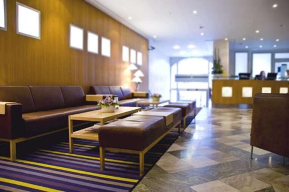 Een foto van het interieur van Hotel Riddargatan