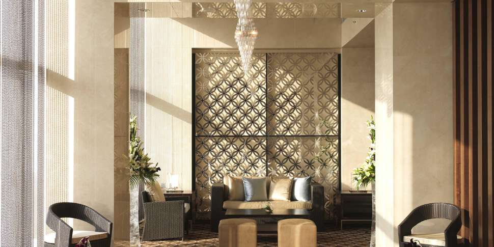 Een foto van het interieur van Crowne Plaza Dubai Festival City