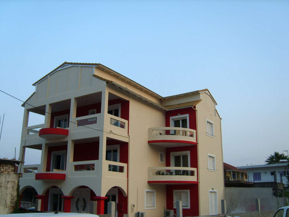 Ein Foto von der Außenansicht des Apartments Valena