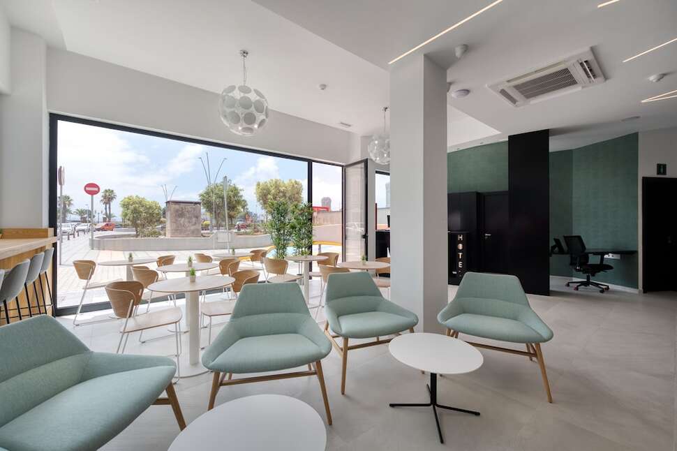 Een foto van het interieur van Hotel Puerto de La Luz