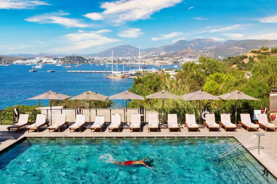 Een foto van het zwembad bij Senses Hotel Bodrum