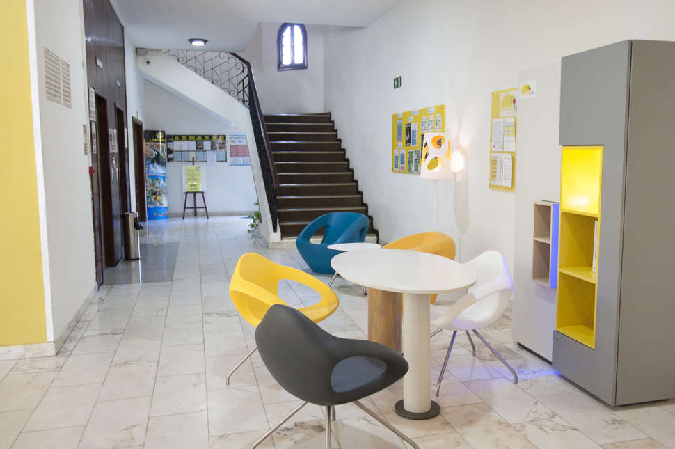 Een foto van het interieur van Coral Teide Mar