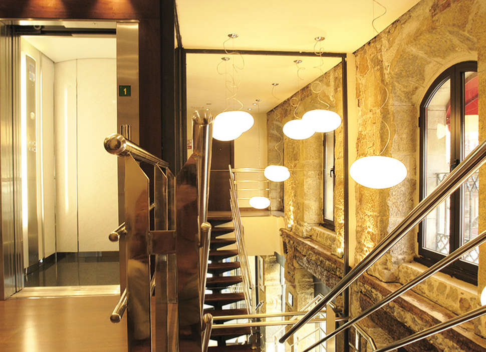 Een foto van het interieur van Petit Palace Arana Bilbao Hotel