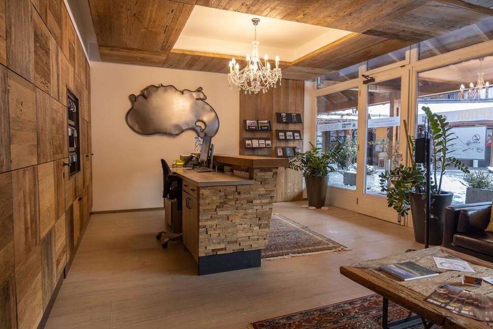 Een foto van het interieur van Appartementen Schindlhaus