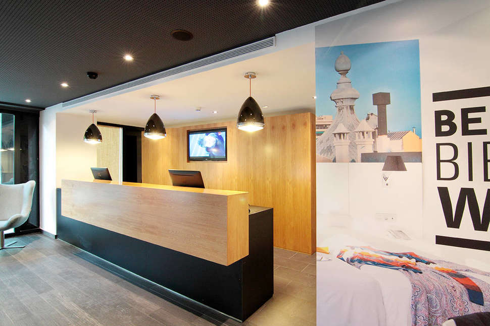 Een foto van het interieur van Andante Hotel