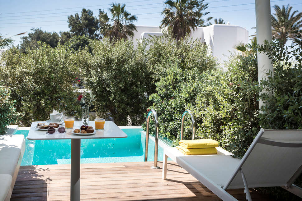 Ein Foto Mykonos Dove Beach Hotel