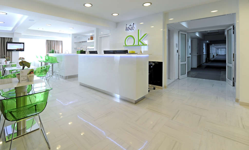 Een foto van het interieur van OK Appartementen