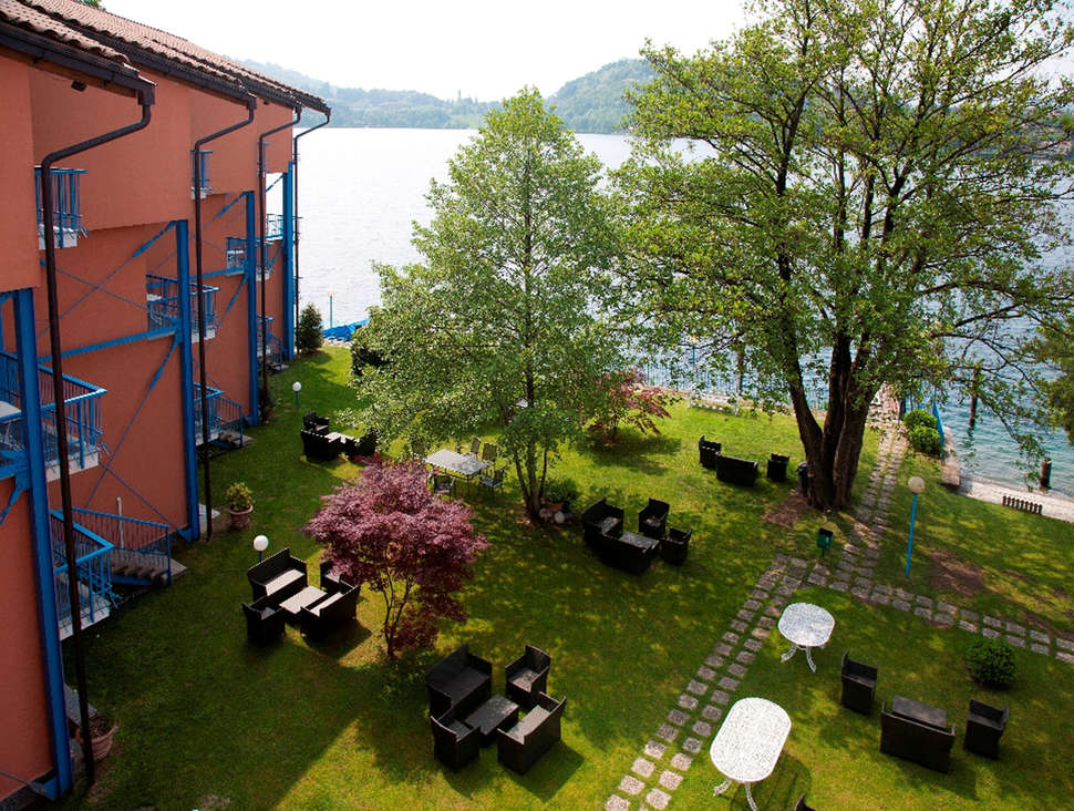 Een foto van het terras bij Hotel L'Approdo