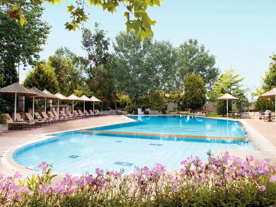 Ein Foto vom Pool im Petrino Eco Village