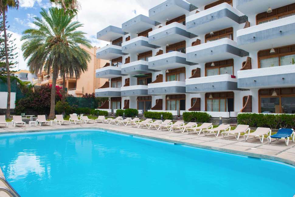 Ein Foto vom Pool im Alsol Los Mariachis Apartments
